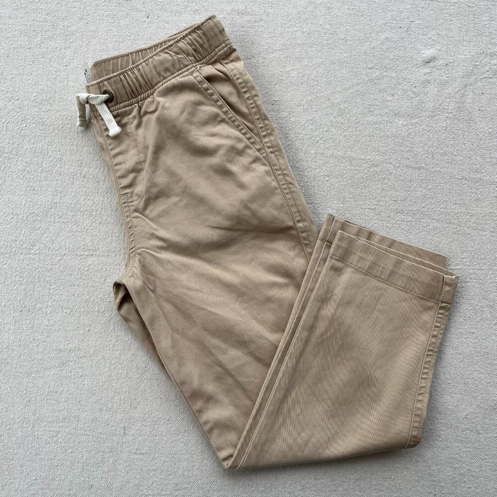 Primary Stretch Chino Drawstring Pant, Light Khaki, Size 5, GUC, Pair #3